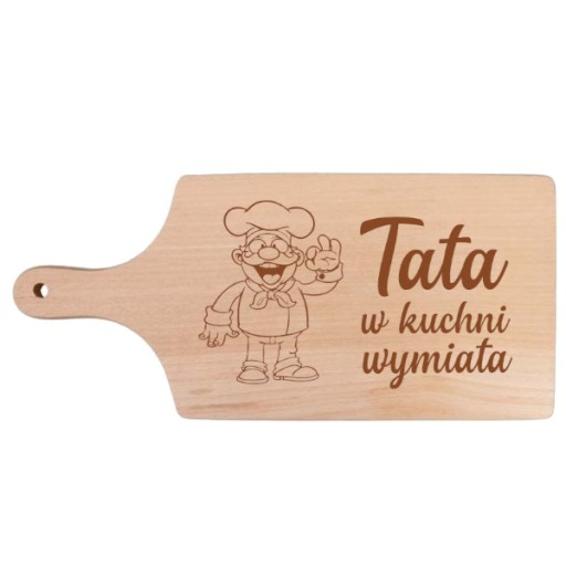 Drevená kuchynská DOSKA SMALL na rezanie decoupage