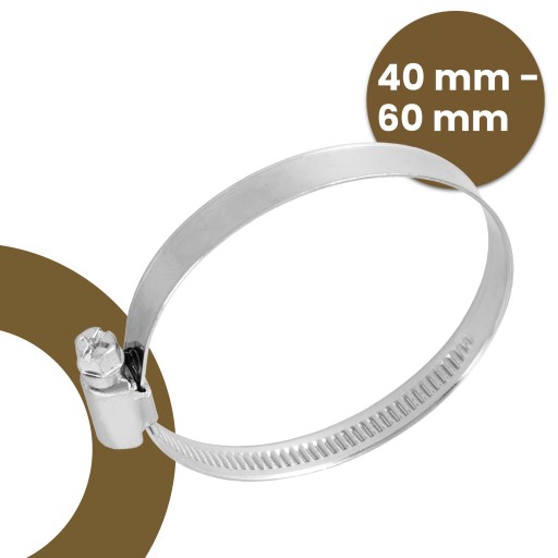 Skrutková svorka CLAMP CLAMP 40-60 mm Kov Oceľ TWISTED Svorka