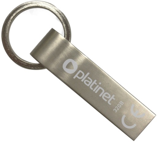 Pendrive 32GB USB 2.0 K-DEPO Platinet Metal UDP Waterproof 44850 silver