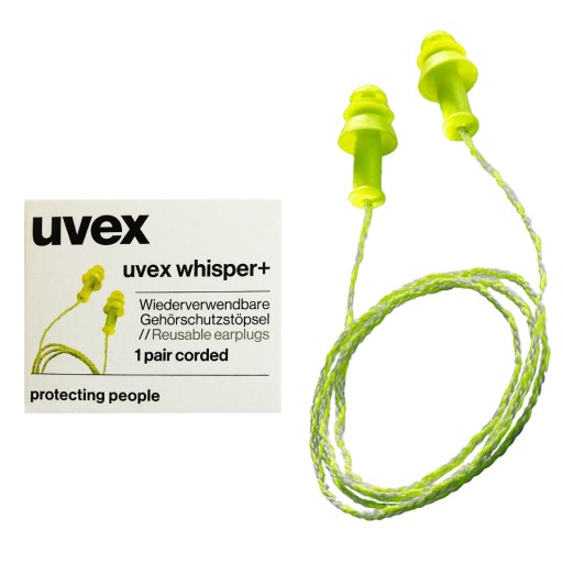 Zátkové chrániče sluchu uvex whisper+ s žilou, 1 pár
