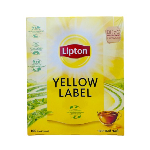 Čaj Lipton Yellow Label - 100 2g vrecúšok