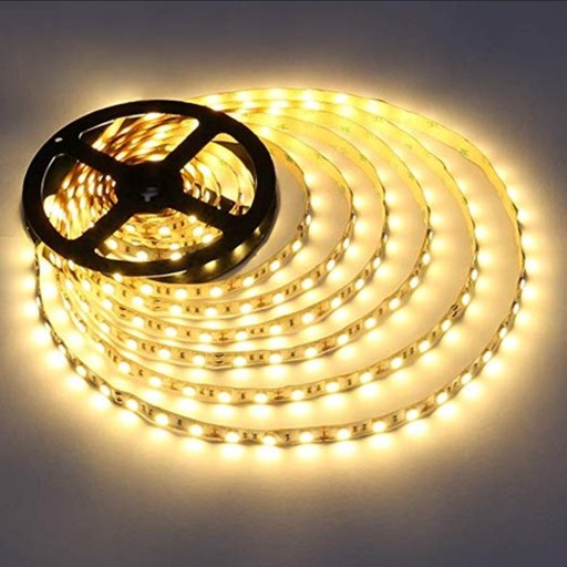 VODEODOLNÝ RGB SMD LED PÁS 5M TEPLEJ BIELY + DIAĽKOVÉ OVLÁDANIE PRE KNIHOVNICE POLICE SKRIŇKA