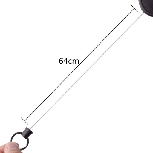 PRÍRUČKA NA KĽÚČENKU S NAVÍJAČOM PEVNÉHO PLÁNU 75cm