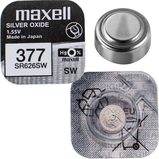 BATÉRIE MAXELL 377 SR626SW JAPONSKÉ HOLOGRAMOVÉ BATÉRIE SADA 10ks