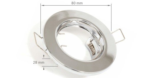 SADA PEVNÝCH HALOGÉNOVÝCH SVETLOCH CHROMOV + 3W LED ŽIAROVKY + GU10 6000K
