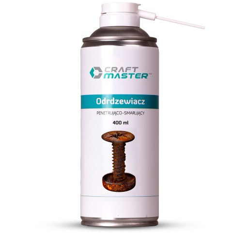 ODSTRAŇOVAČ HRDZE NA KOVOVÝ MAST SPREJ 400ml SILNÝ OLEJ UNIVERZÁLNY PRÍPRAVOK