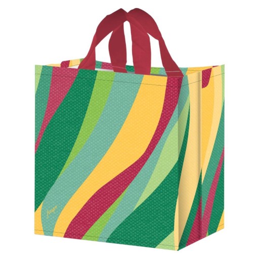 Nákupná taška 24L 35x20x35 Fraski pruhy zie 1 ks