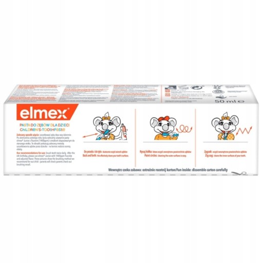 Elmex zubná pasta pre deti 0-6 rokov 50ml