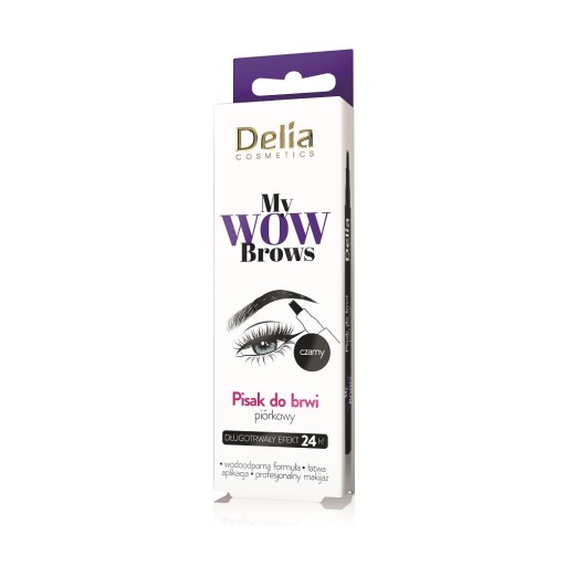 Pero na obočie DELIA My Wow Brows Black