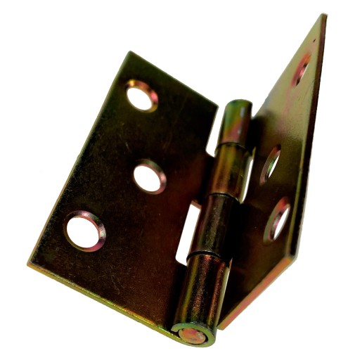 Nábytkový opletený pánt 50x50 mm, pozinkovaný