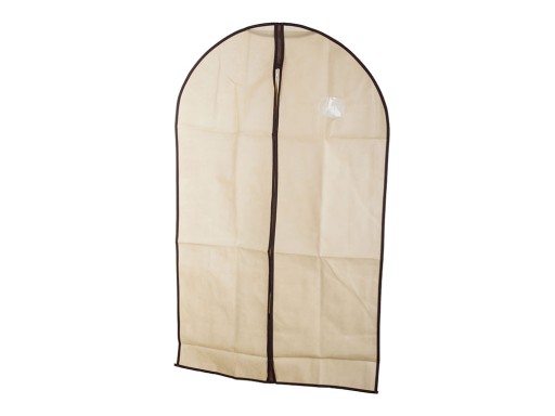 POTAH NA OBLEČNÝ OBLEK 60x100cm. LÁTKOVÁ TAŠKA na zips 2 ks.