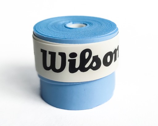 Svetlomodrá priľnavá tenisová omotávka Wilson Overgrip