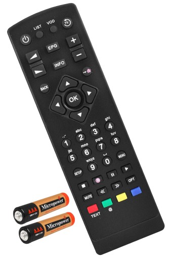 UNIVERSAL REMOTE NC+ X1 nBOX nBOX RECORDER mediaBOX BATERIE ZDARMA