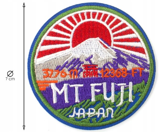 TERMO nášivka Nažehľovacia Mt Fuji View Japan