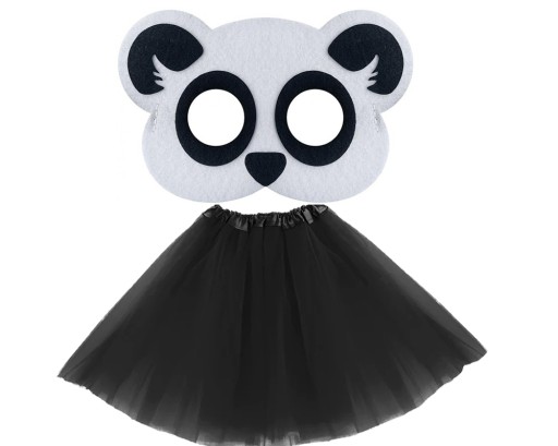 tylová tutu sukňa pre dievčatá HNEDÝ OUTFIT 40CM