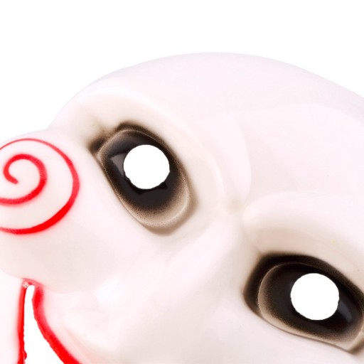 HALLOWEENSKÁ SAW MASKA SKLADAČNÁ BÁBKA