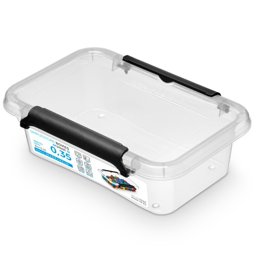 PLASTOVÝ KONTAJNER S VÍKOM ÚLOŽNÝ BOX MALÝ 0,35L