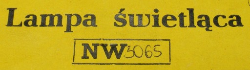 Neónová lampa 220V NW3065 závit E10 POLAM - cena za 2 kusy