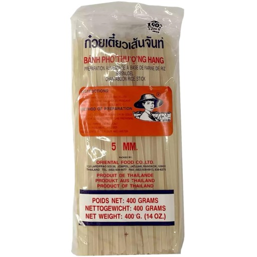 Thajská ryžová rezancová stuha 5 mm bezlepková 400 g FARMER BRAND