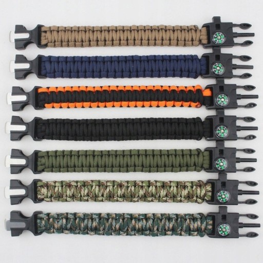 KOMPAS, PARACORD NÁRAMOK PREŽITIA, 5v1