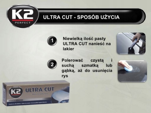 K2 ULTRA CUT PRE EFEKTÍVNE ODSTRAŇOVANIE ŠKRABINCOV 100g 951