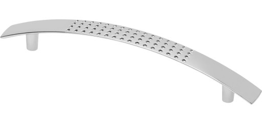 Nábytková úchytka UZ-14, C=128 mm, L=184 mm, ZnAl, chróm, GTV