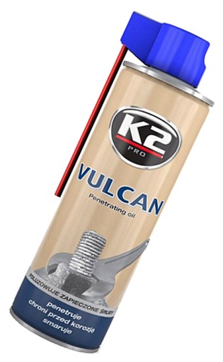 K2 ODSTRAŇOVANIE HRDZE SO SPREJOM MOS2 /0,5L/VULCAN W115