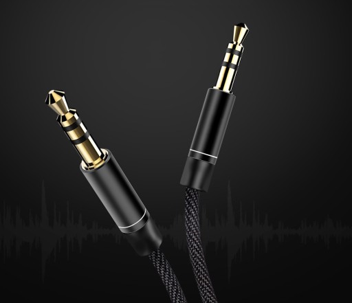 VYLEPŠENÝ NYLONOVÝ AUX MINI JACK AUDIO KÁBEL 3,5MM