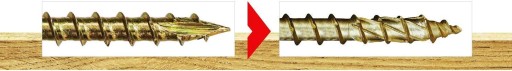 TESÁRSKE SKRUTKY NA DREVO 8x40 TORX TANIERE 50 ks WKCP-08040 KLIMAS