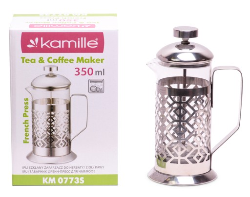 Sklo ČAJOVÝ VARIČ, KÁVA, 350 ml KAMILLE