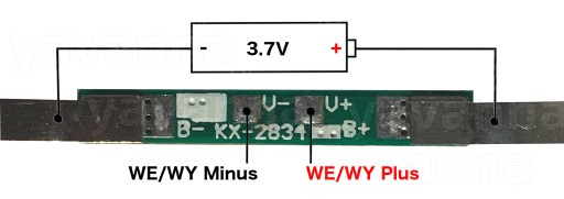 BMS 1S 3,6-4,2V 2-3A Li-Ion/Li-Po 18650 CHRÁNENÉ