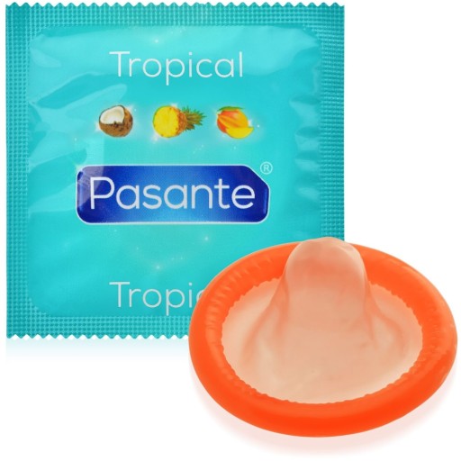 PASANTE KONDÓMY S TROPICKOU PRÍCHUŤOU - 10 KS