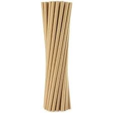 PAPIEROVÉ SLIMKY TRUBKY 19,7cm 8mm CRAFT HNEDÁ ECO KRAFT (100) ČERVENÁ PLAST