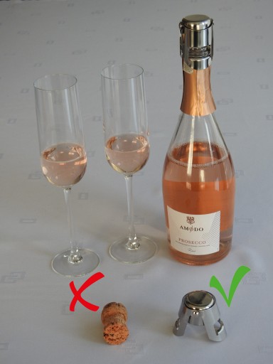 Korkový uzáver - šampanské prosecco cava