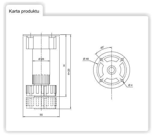 KLIPKA NA KUCHYNSKÉ NOHY PODKLADOVÁ NOHA 150MM ČIERNA 14.258 AMIX