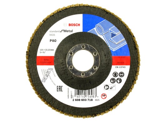 BOSCH KOTOUČ KLAPKA 125mm GR.80 NA KOV