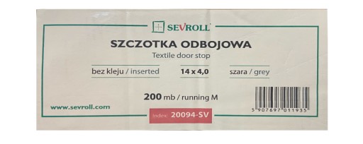 Ozvučovacia kefa bez lepidla, šedá 14,5 x 4,0 - 5MB