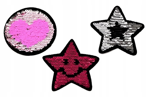 Termonáplasťová aplikácia vzory MAGIC SEQUINS