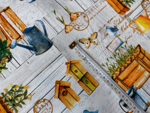 Utierka na stôl 140 cm Dekoratívne na meter Lena 07