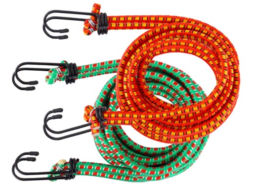 ELASTICKÉ LANO DO BATOŽINY 4x180cm 8mm SET FV
