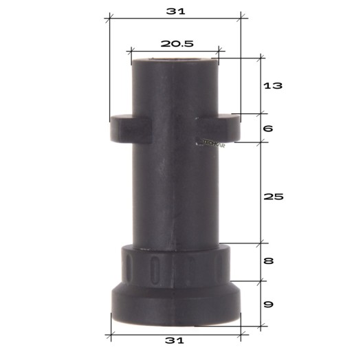 BAYONET redukcia adaptér pre KARCHER K séria HD HDS