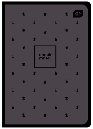 Zápisník A5/32 Line 70g SoftTouch Chess Interprint