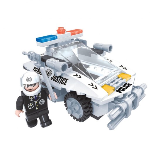 Bloky Policajné policajné vozidlo 114 prvkov DROMÁDER