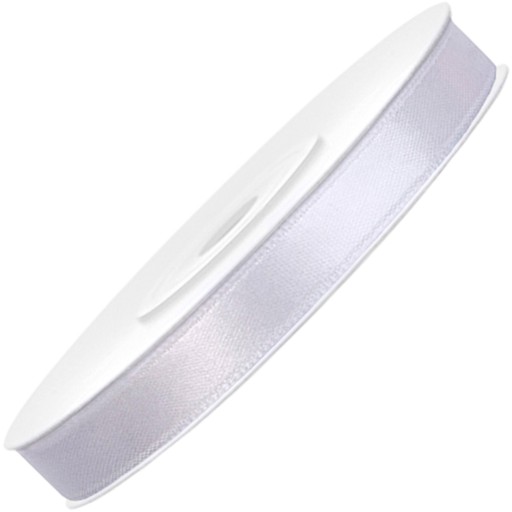 Biela saténová stuha 6 mm/25 cm na rolke Communion Wedding