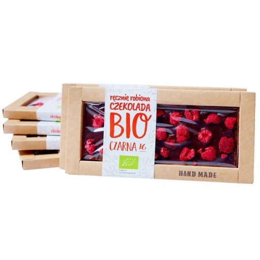 DEZERTNÁ ČOKOLÁDA S MALINA BIO 53 g - CUKROVINKY