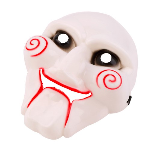 HALLOWEENSKÁ SAW MASKA SKLADAČNÁ BÁBKA