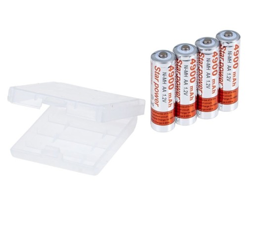 4ks x BATÉRIE BATÉRIE AA VEĽKÉ 4900mAh R6
