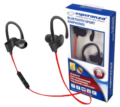 BEZDRÔTOVÉ ŠPORTOVÉ SLÚCHADLÁ BLUETOOTH NA BEŽECKÉ CVIČENIA DO UCHA
