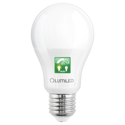 E27 LED ŽIAROVKA 10W S POHYBOVÝM A SÚMRAKOVÝM SNÍMAČOM