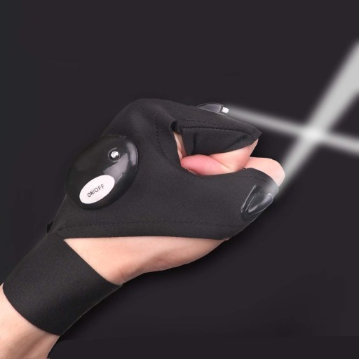 SÚPRAVA RUKAVICE LED LIGHT PRAVÁ A ĽAVÁ - SÚPRAVA ZNAČKY GLOVELITE